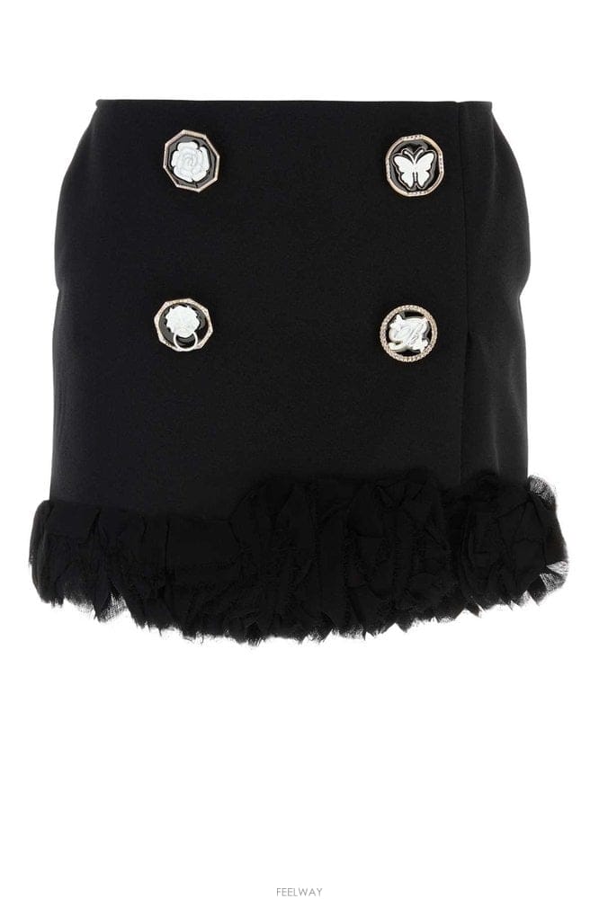 Blumarine ���縶�� GONNA CORTA DETTAGLIO BOTTONE NF B0442506380���縶�� GONNA CORTA DETTAGLIO BOTTONE NF B0442506380