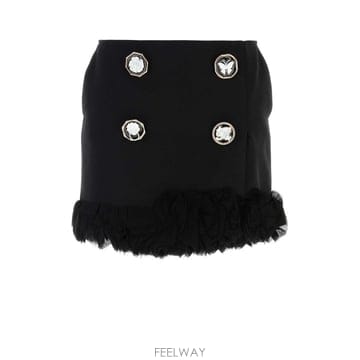 블루마린 GONNA CORTA DETTAGLIO BOTTONE NF B0442506380