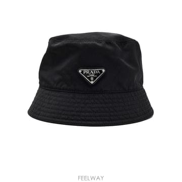 프라다 1HC137 삼각로고 리나일론 버킷햇 M 모자aa68658