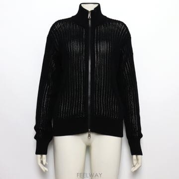 몽클레어 G10939B72700 블랙 여성 니트 스웨터 트리콧 가디건 여성 자켓aa68634