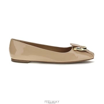 페라가모 여성 간치니 버클 발레리나 슈즈