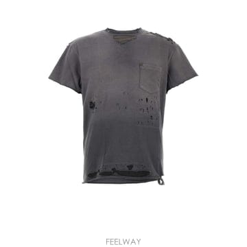 GALLERY DEPT. [X45]����������Ʈ��Ʈ TOP010 BLACK ���� Ƽ���� �μҸ� ž Black cotton t shirt[X45]����������Ʈ��Ʈ TOP010 BLACK ���� Ƽ���� �μҸ� 
