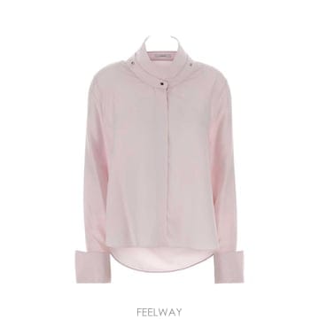 Givenchy [X45]����� BW61NN15J0 681 ���� ���� ���� ����콺 Pastel pink silk shirt[X45]����� BW61NN15J0 681 ���� ���� ���� ����콺 Pas