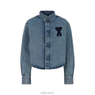 Ami [X45]�ƹ� FSH168DE0046 480 ���� ���� ���� ����콺 Denim shirt[X45]�ƹ� FSH168DE0046 480 ���� ���� ���� ����콺 Den