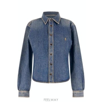 Saint Laurent [W63]���ζ� 873984Y20PA 5113 ���� ���� ���� ����콺 CAMICIE[W63]���ζ� 873984Y20PA 5113 ���� ���� ���� ����콺 C