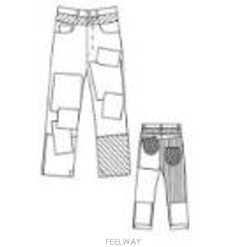 Junya Watanabe [G95]�ؾ� ��Ÿ���� WRP0130512 ���� ���� û���� �� ���̵��� ��Ʈ����Ʈ�� ī������ ���� Jean[G95]�ؾ� ��Ÿ���� WRP0130512 ���� ���� û���� �� ����