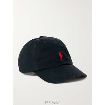 26 F/W 폴로 랄프로렌 로고-엠브로이드 코튼트윌 베이스볼 캡 71 B0080392526
