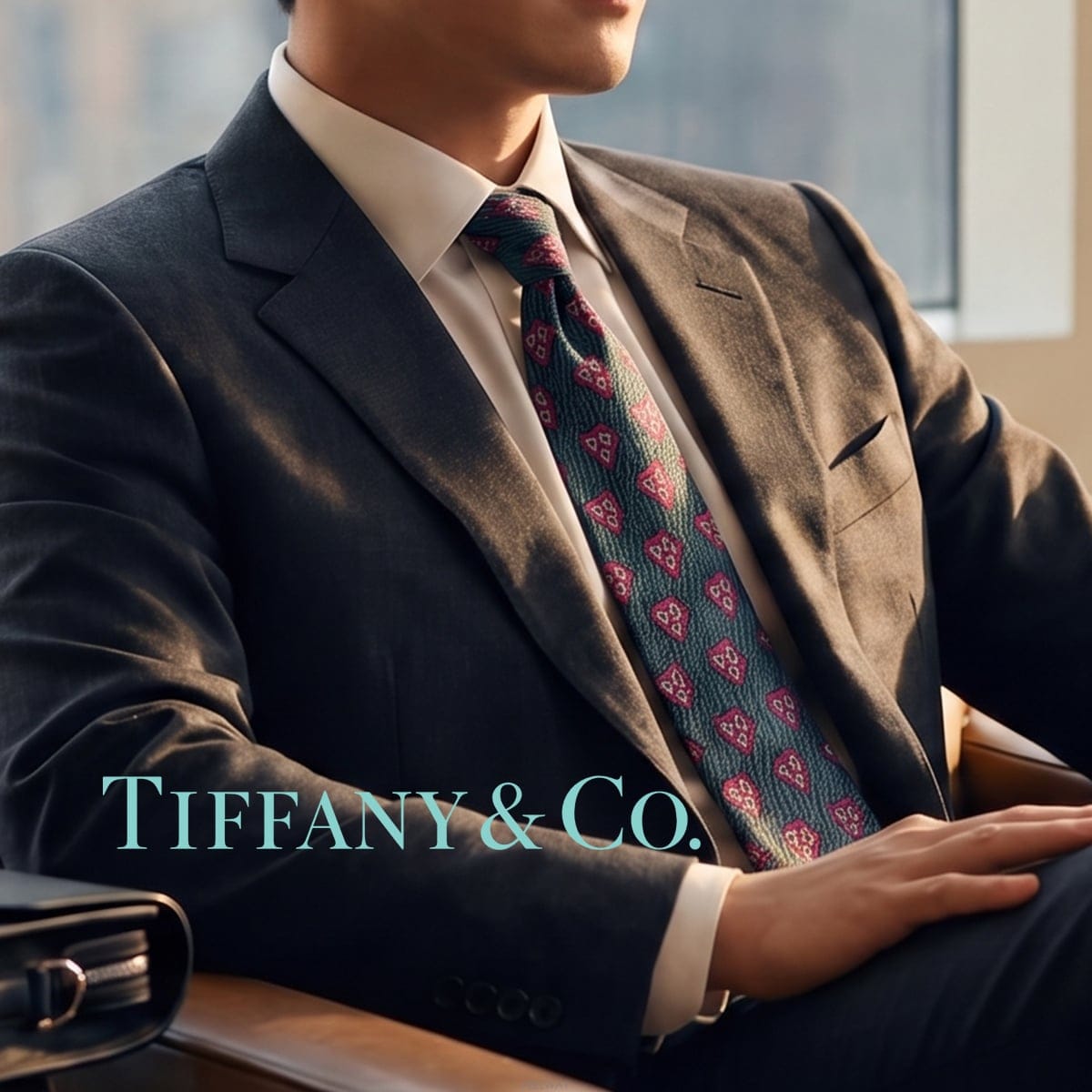 TIFFANY & Co TIFFANY & CO. Ƽ�ĴϾ��� ��ũ �׸� ���� ������ ��ī�� ��Ÿ�� 8.8cm A��� K3655TIFFANY & CO. Ƽ�ĴϾ��� ��ũ �׸� ���� ������ ��ī�� 