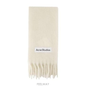 Acne 26FW ��ũ�� ��Ʃ��� ���÷� ��ī�� CA0443 100 IVORY26FW ��ũ�� ��Ʃ��� ���÷� ��ī�� CA0443 100 IVORY