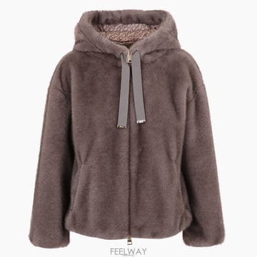 [국내/당일]GI000318D 12739 2700 에르노 여성 멜란지 얼터너티브 밍크 퍼 다크 토프