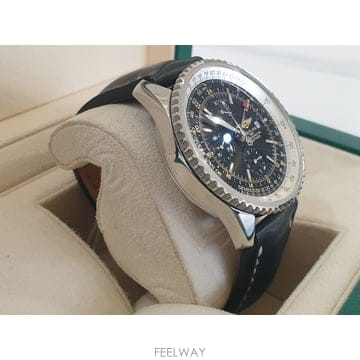 브라이틀링 네비타이머 월드 크로노 청판 46mm