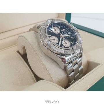 브라이틀링 슈퍼오션 크로노그래프2 블랙 A1334011/B683