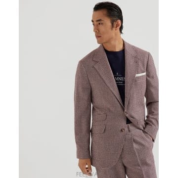 Brunello Cucinelli ���ڷ� ��ġ�ڸ� FW�÷��� ���� �� ĳ�ù̾� ��ũ üũ �̱� ���� ���ú��ڷ� ��ġ�ڸ� FW�÷��� ���� �� ĳ�ù̾� ��ũ üũ 