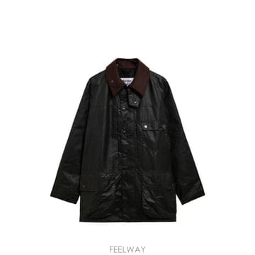 바버 자켓 밀리터리 그린