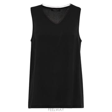 Fabiana Filippi 26FW �ĺ�Ƴ� �ʸ��� ž TPD216F295 BLACK26FW �ĺ�Ƴ� �ʸ��� ž TPD216F295 BLACK
