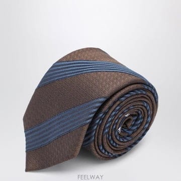 (해외배송) 페라가모 페라가모 레지멘탈 간치니 자카드 타이 0794447SI