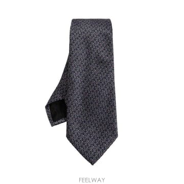 (해외배송) 페라가모 Ferragamo 간치니 자카드 타이 3514205CREMA7J795610