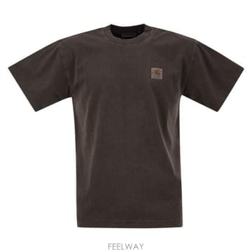 Carhartt 26FW Į��Ʈ �������� ��Ÿ Ƽ���� I030780 DARK BROWN26FW Į��Ʈ �������� ��Ÿ Ƽ���� I030780 DARK BROWN