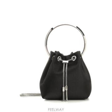 인더샵 JIMMY CHOO 지미추 블랙 버킷백