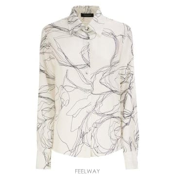Fabiana Filippi 26FW �ĺ�Ƴ� �ʸ��� ����콺 ���� CAD216F233 WHITE26FW �ĺ�Ƴ� �ʸ��� ����콺 ���� CAD216F233 WHITE