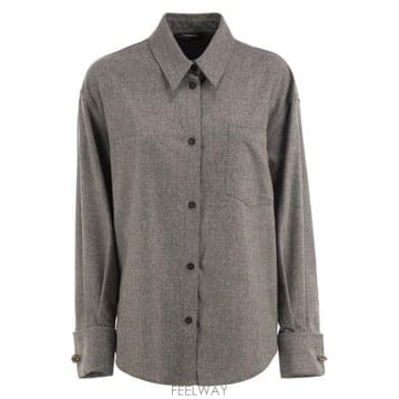 Fabiana Filippi 26FW �ĺ�Ƴ� �ʸ��� ����콺 ���� CAD226F693 GREY26FW �ĺ�Ƴ� �ʸ��� ����콺 ���� CAD226F693 GREY