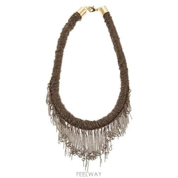 Fabiana Filippi 26FW �ĺ�Ƴ� �ʸ��� ����� �Ҵ�Ʈ BXD216A867 BROWN26FW �ĺ�Ƴ� �ʸ��� ����� �Ҵ�Ʈ BXD216A867 BROWN