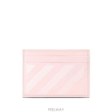 당일배송 오프화이트 사선 스트라이프 카드 케이스