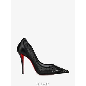 Christian Louboutin ���Ϲ�� ũ�����������  �̽� Z ���׶�Ʈ�� �並�� �޽�, ���� ����, ��Ʈ�� �� �� ������ 100mm���Ϲ�� ũ�����������  �̽� Z ���׶�Ʈ�� �並�� 