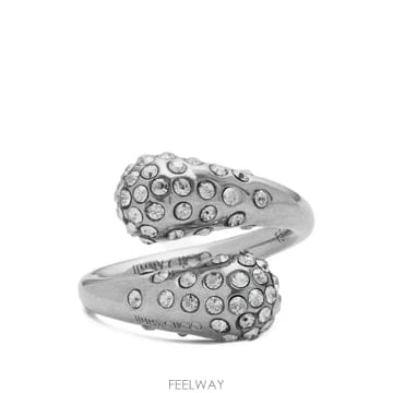 Jimmy Choo ���Ϲ�� ������ crystal embellished wrap design ring���Ϲ�� ������ crystal embellished wrap design ring