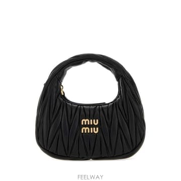 Miu Miu 26FW �̿�̿� �ϴ� ���׶�� ���� ȣ���� 5BP078AN88 F0002 Black26FW �̿�̿� �ϴ� ���׶�� ���� ȣ���� 5BP078AN88 F00