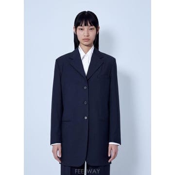 JIL SANDER 26 FW ������ ���� Single Breasted Wool Blazer J03BN0224 J41444 4026 FW ������ ���� Single Breasted Wool Blazer J03BN022