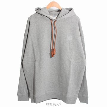 26FW 로에베 자수 로고 후드 그레이 H526Y25X53 1440