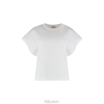 26SS 에이골디 T 셔츠 Meg 티셔츠 in 코튼 A74051521WHT TP578078390