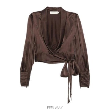 Zimmermann 26FW ���Ӹ� �μҸ� ž 4913TF26RBCHBITTERCHOCOLATE TP58223063326FW ���Ӹ� �μҸ� ž 4913TF26RBCHBITTERCHOCOLATE TP58