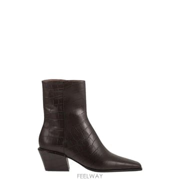 26FW 파리텍사스 BETTINA 앵클 부츠 50   Crocodile 이펙트 카프 스킨 앵클 부츠 PX18