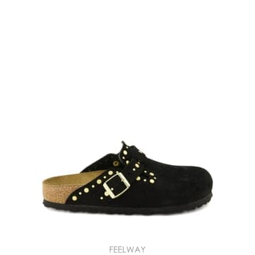 Birkenstock 26SS ���˽�Ź Boston clog in ���� suede with studs 1030491BOSTON T26SS ���˽�Ź Boston clog in ���� suede with studs 103