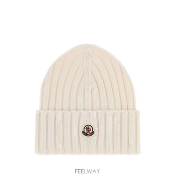 Moncler 로고 패치 골지 비니 L20933B00036A9327 030 TP979673981