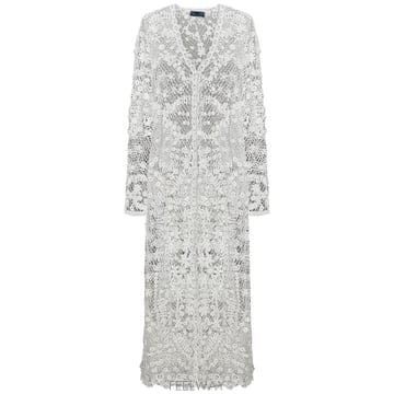 Ralph Lauren ���� ���� �η� V�� ũ�μ� ���� �巹�� 2119351620 WHITE TP980150363���� ���� �η� V�� ũ�μ� ���� �巹�� 2119351620 WHITE