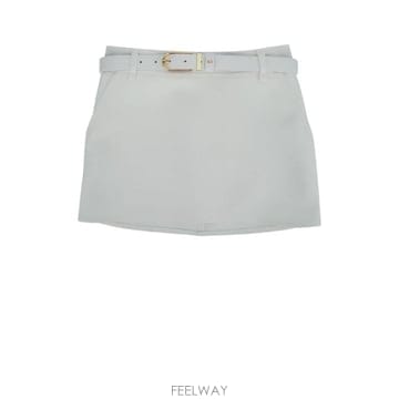 Elisabetta Franchi 벨트 미니 스커트 GO22067E2 360 TP980123861