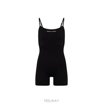 스포티   리치 에센셜 숏 점프수트 JS00188315BA010 BLACK TP980101696