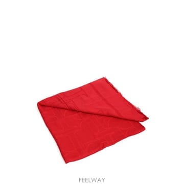 Elisabetta Franchi 프린지 엣지 스퀘어 스카프 SC02F66E2 CG5 TP980172072