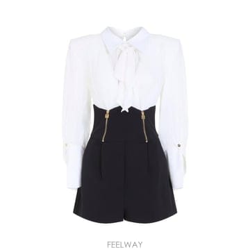 Elisabetta Franchi Elisabetta Franchi �ø��� Ÿ�� ����Ʈ ������Ʈ TU06566E2 309AVORIONERO TElisabetta Franchi �ø��� Ÿ�� ����Ʈ ������Ʈ TU06566