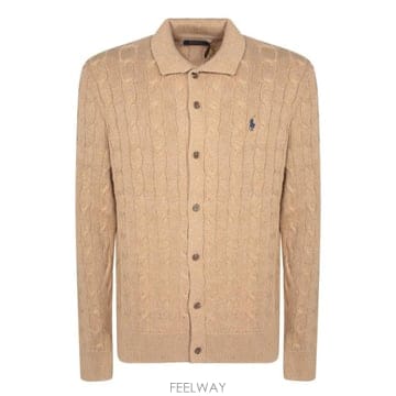Polo Ralph Lauren 로고 자수 버튼 가디건 710979114 003 TP980135362