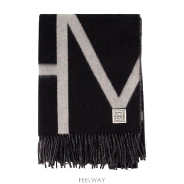 Toteme 모노그램 프린지 스카프 264WSC0182FB0810001 BLACK TP980173371