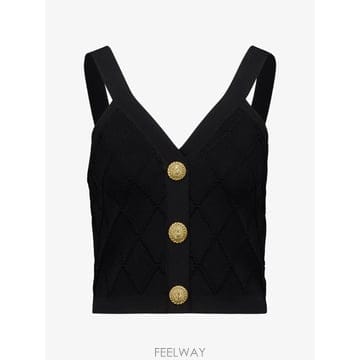 Balmain 26 FW �߸� ���� ��Ʈ ��ư �� ž HF1AB610KK20 TP45636475326 FW �߸� ���� ��Ʈ ��ư �� ž HF1AB610KK20 TP4563647