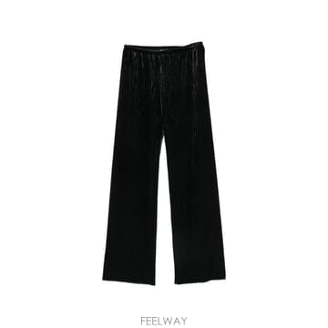 26 FW Forte Forte 플리세 이펙트 와이드 팬츠 15053MYPANTS TP455760660