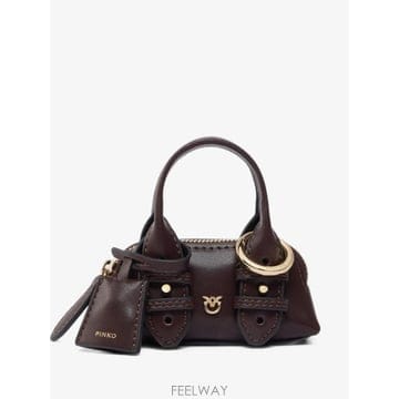 26 FW PINKO 나노 버클 디테일 레더 미니 백 107662A0F1 TP460049963