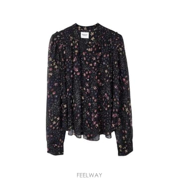 Isabel Marant 26 FW ���ں����� ���ѿ� �÷η� ����Ʈ ��ũ ȥ�� ����콺 HT0947FAD3J01E TP4560610026 FW ���ں����� ���ѿ� �÷η� ����Ʈ ��ũ ȥ�� �����