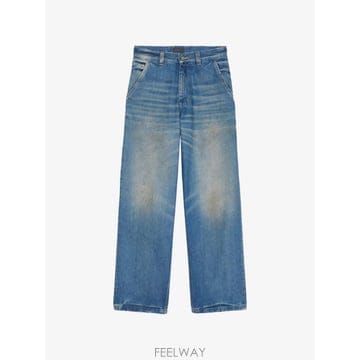 26 FW Haikure 페이디드 이펙트 와이드 진 HEW03376DF206 TP459453550