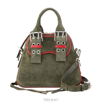 26 F/W 마르니 탑 핸들 스몰 지갑 MARNI 레더 카키 BMMP B0732366433